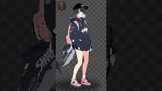 Spine2d - Ellen Joe - Idle Animation.  #2d #2danimation #characteranimation #zzz #ellenjoe #spine
