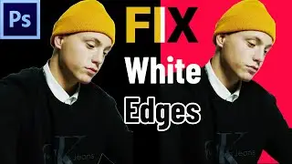 How to remove white edges in Photoshop