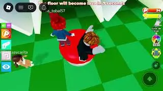 Tente não cair na lava no Roblox - O Chão é Lava