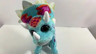 Hoppin' Topper Dino Plush Pet Toy 2018