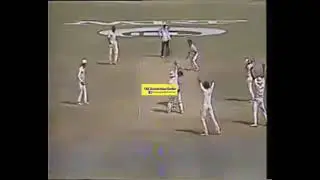 very old doordarshan video wherein Narendra Hirwani takes wickets against West Indies.