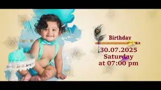 First Birthday Invitation Video just Rs.99/- | WhatsApp: 8978945808 #freeinvitation