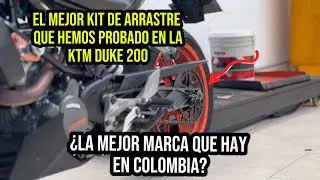 Duke 200 nuevo kit de arrastre RECOMENDADO🥵#ktm200 #duke200 #bikercommunity #colombia #motovlog  