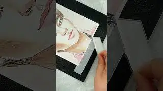 ФанАрт акварелью 😍 Kim Ki Bum ❤️ #sketch #fanart #easydrawing #shorts #painting #watercolor #art