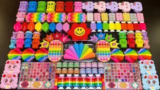 RELAXING WITH CLAY PIPING BAGS VS GLITTER VS MAKEUP ! Mixing Random Things Into Slime #6998