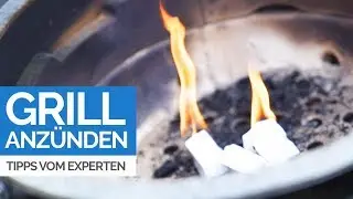 KOHLEGRILL richtig ANZ&Uuml;NDEN - Perfekte Grillkohle dank Anz&uuml;ndkamin! Tipps vom Grillexperten