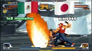 SNK vs. Capcom: SVC Chaos ➤ tx8 mameitor (Mexico) vs K.N9999 (Japan) svcplus