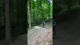 Wow getting away with pro line double case windhill bike park #mountainbiking #jumps #mtb #shorts
