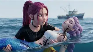 🧜‍♀️Mira rescuing mermaid rumi [ kpop demon hunter] Emotional😭 |music video🎵