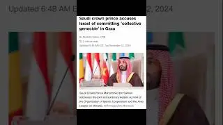 Saudi Arabia Crown Prince condemned Israel's action in Gaza | #saudiarabia #israel #gaza #trending