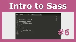 Lists, Maps, and Loops! - Intro to Sass #6