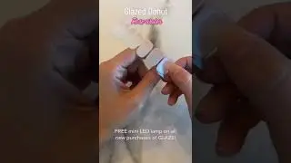 Buy yours today and get a FREE mini LED lamp! #nails #glazenails #chromenails #chrome #nailinspo