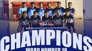 Final match between ward no 12 vs ward no 18. Tulsipur dang #football 