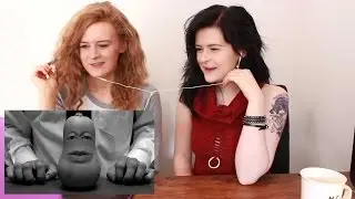 My twin sister reacts to ASMR videos