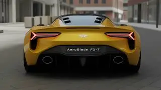 Концепт AeroBlade FX-7 2026 года &ndash; радикальный дизайн, экстремальные характеристики, чистая энерг...