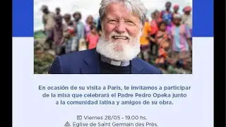 Messe du  père Pedro à St Germain des Prés