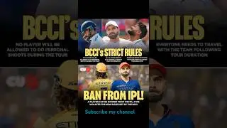 BCCI guidelines for players and coaches