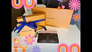 Louis Vuitton LV Charms Card Holder unboxing and organizing