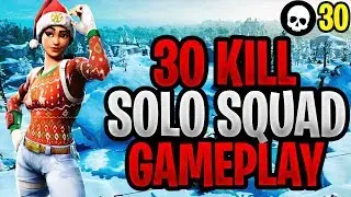 БЕЗУМНЫЙ геймплей 30 Kill Solo Squad! (Fortnite Battle Royale, контроллер против ПК)