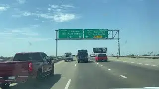 Fresno California Freeway 180 y freeway 41 July del 2024