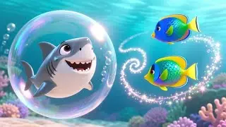 Baby Shark&rsquo;s Undersea Bubble Ride 🦈🫧 | Fun Ocean Adventure Song for Kids | Nursery Rhymes & Songs
