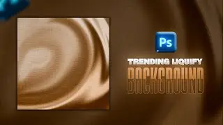 Liquify  Trending Background | Photoshop 2025 (Tutorial) | (Urdu/Hindi)