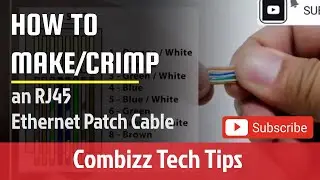 How to make/crimp an RJ45 with Rubber Boot  |  Tutorial