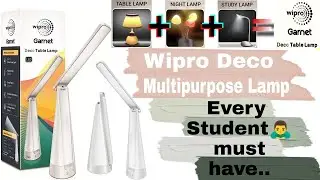 WIPRO DECO TABLE LAMP UNBOXING AND REVIEW || WIPRO 6W LED LAMP || BEST STUDY LAMP || BEST GIFT