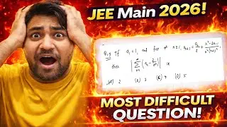 JEE Main 2026 Maths Shocker ⚡ | Series Question That Trapped Everyone