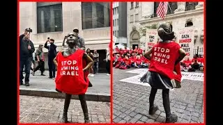A group of Jewish-led protesters in Lower Manhattan stormed the New York Stock Exchange, Meanwhile..