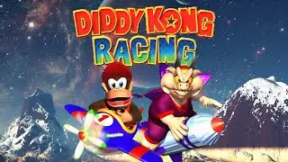 Racing with Diddy Kong
