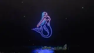 Eerste dag  Drone show Lloret de Mar 