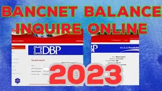 DBP Online | Balance Inquire | How to Balance Inquire Online | Bancnet