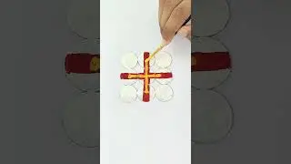 England flag 🏴󠁧󠁢󠁥󠁮󠁧󠁿 art on coin. relate to Guernsey flag 🇬🇬 #shorts #drawing