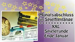 🎲🎲Monatsabschluss in Spielfilmlänge | XXL Spielerunde Ende Januar | Sparen mit der Umschlagmethode