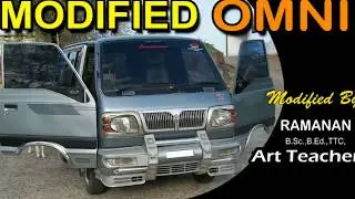 MODIFIED CAR modified van maruti suzuki omni van  RAMANAN Art Teacher, TRICHY, Tamilnadu