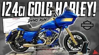 REAL GOLD Harley-Davidson Road Glide 124ci Build