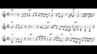 East Of The Sun - Jazzmeia Horn Vocal Scat Solo Transcription
