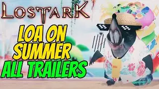 Lost Ark LOA ON SUMMER ALL TRAILERS (New Class Aeromancer, Legion Raid AKKAN & More)
