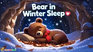 🐻 Bear in Winter Sleep | Winter Rhyme for Kids | Hibernation Song | TotsTaleTunes