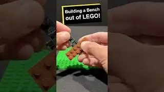 LEGO Mini Bench Build! #lego #bench #afol #legomoc