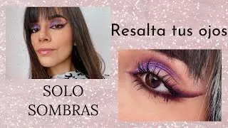 Maquillaje de OJOS en tonos CAFÉS  y MORADOS! 💜 para salir de NOCHE!🥳 // Anel Flynn