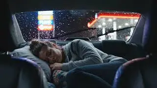 The Desert Oasis: A Rare Midnight Rain in the Silent Canyon Van Life