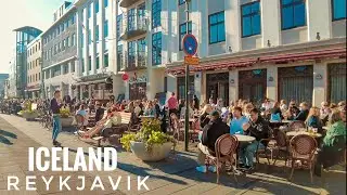 REYKJAVIK CITY WALK - ICELAND- 4K/60FPS - June 23, 2021