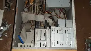 SCRAPPING A VINTAGE CPU TOWER FOR GOLD RECOVERY