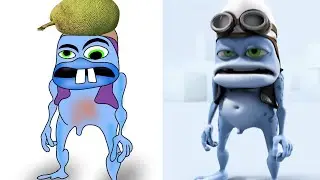 Frog Dance - Crazy Frog - The Flash Funny Drawing Meme |  Cartoon Meme
