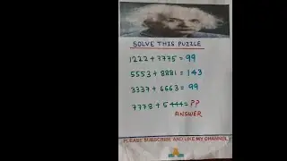 The Real Indian is live puzzle #iq test #livestreaming #brainteasers#genius#youtube #@therealindian2
