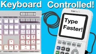 Type Notes with a REAL Keyboard on the TI-84 Plus CE!