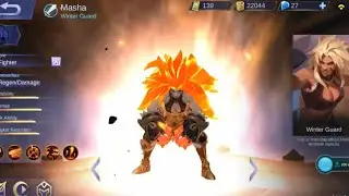 NEW HERO MASHA WINTER GUARD MOBILE LEGENDS