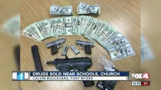 Drugs sold near Fort Myers Church and Schools